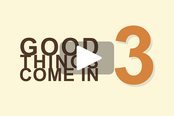 StudioConover - Video | CREATIVE MINES: Good Things Come in 3