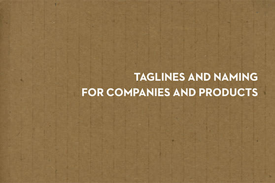 StudioConover - Brand Consultation | Taglines and Naming