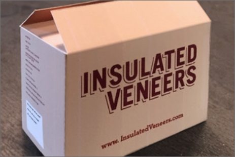 StudioConover - Brand Identity | Insulated Veneers Logo on box